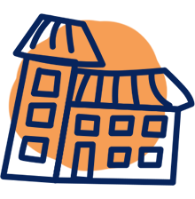 Black Pepper School Lunches Schools Icon